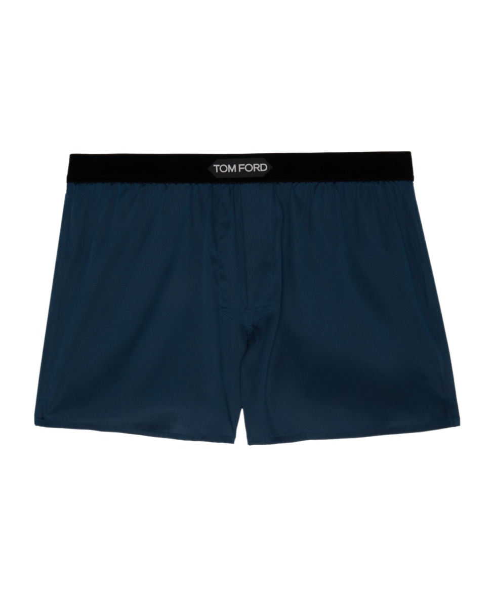 Tom Ford Navy Patch Boxers In Black