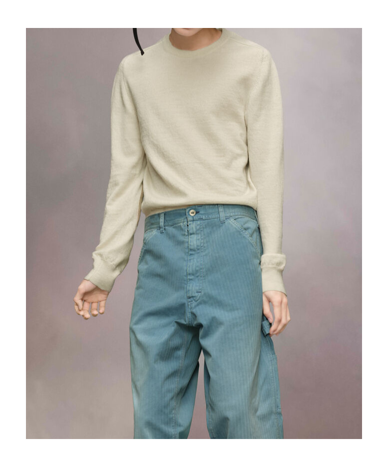 Maison Margiela Wool Jumper In Nude