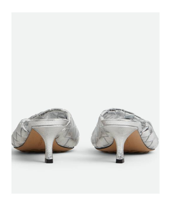 Bottega Veneta Open-toed High-heeled Sandals In Gray