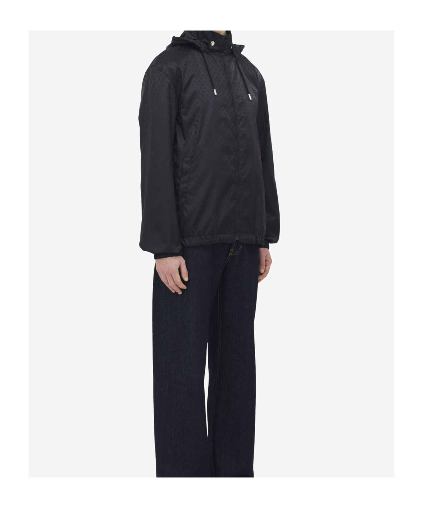 Alexander Mcqueen Alexander Mc Queen Black Nylon Jacket In Black