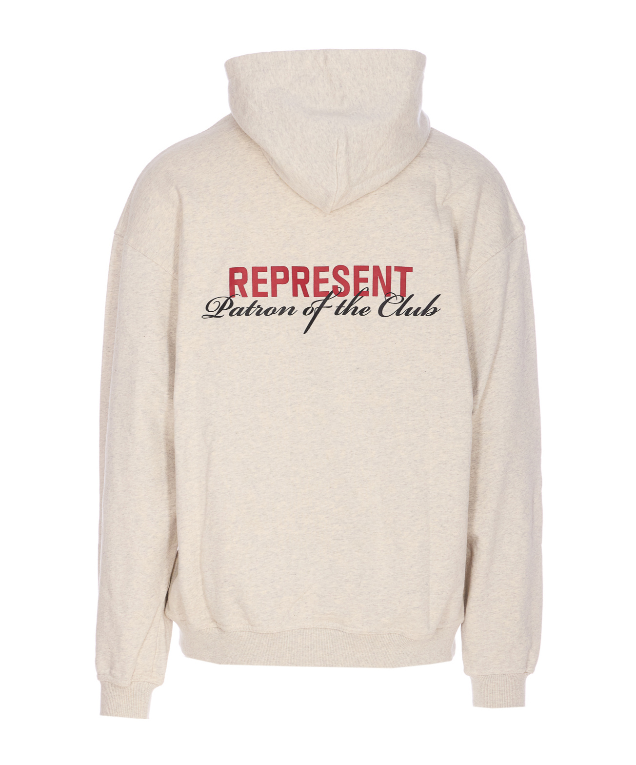 Represent Classic Hoodie With Front Kangaroo Pocket And Adjustable Drawstring In Neutral