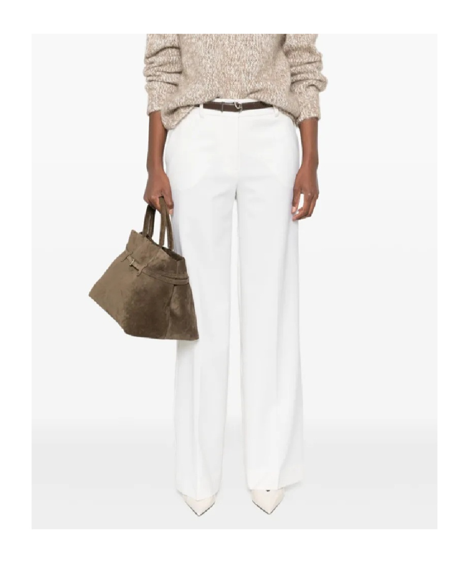 P.a.r.o.s.h Pressed-crease Tailored Trousers In White