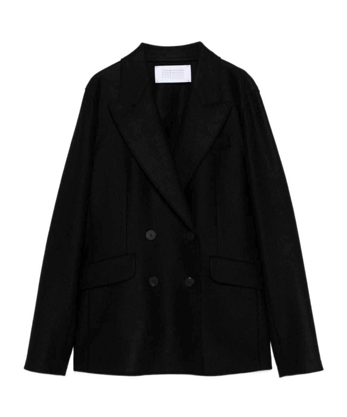 Harris Wharf London Tailored Wool Blazer In Black