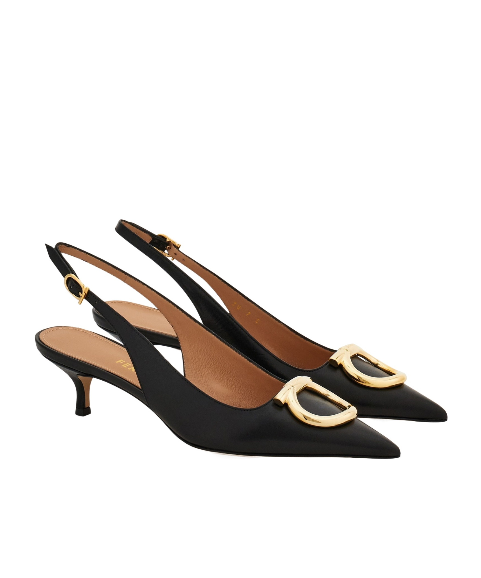Ferragamo Maxi Gancini Slingback Pump