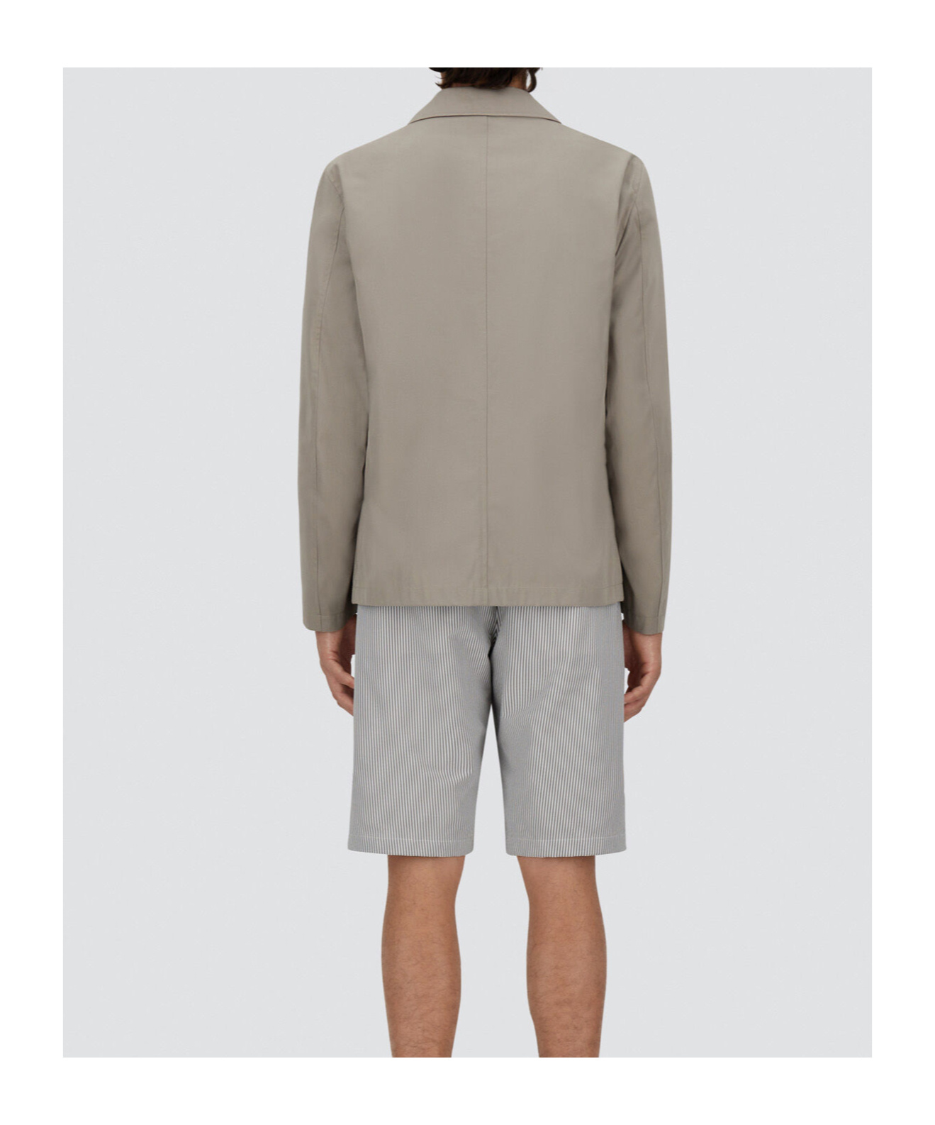 Herno Long Sleeve Casual Jacket In Gray