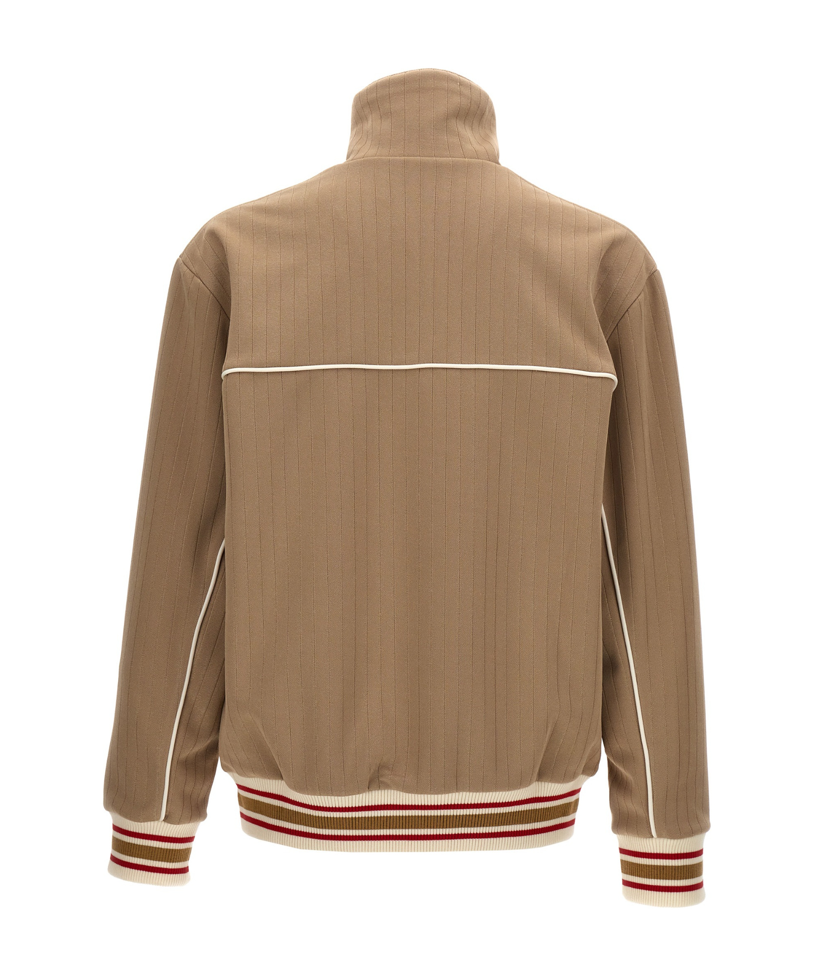 Golden Goose Star M's Zipped Track Jacket Technical Poly In Brown