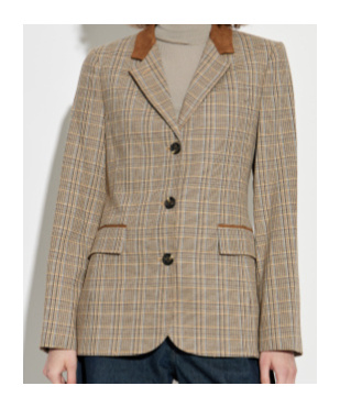 Rag & Bone Lapel Long-sleeved Suit Jacket In Brown