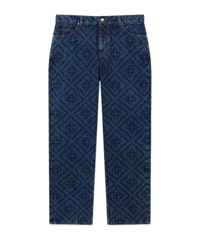 Casablanca Belt-loop Jeans In Blue