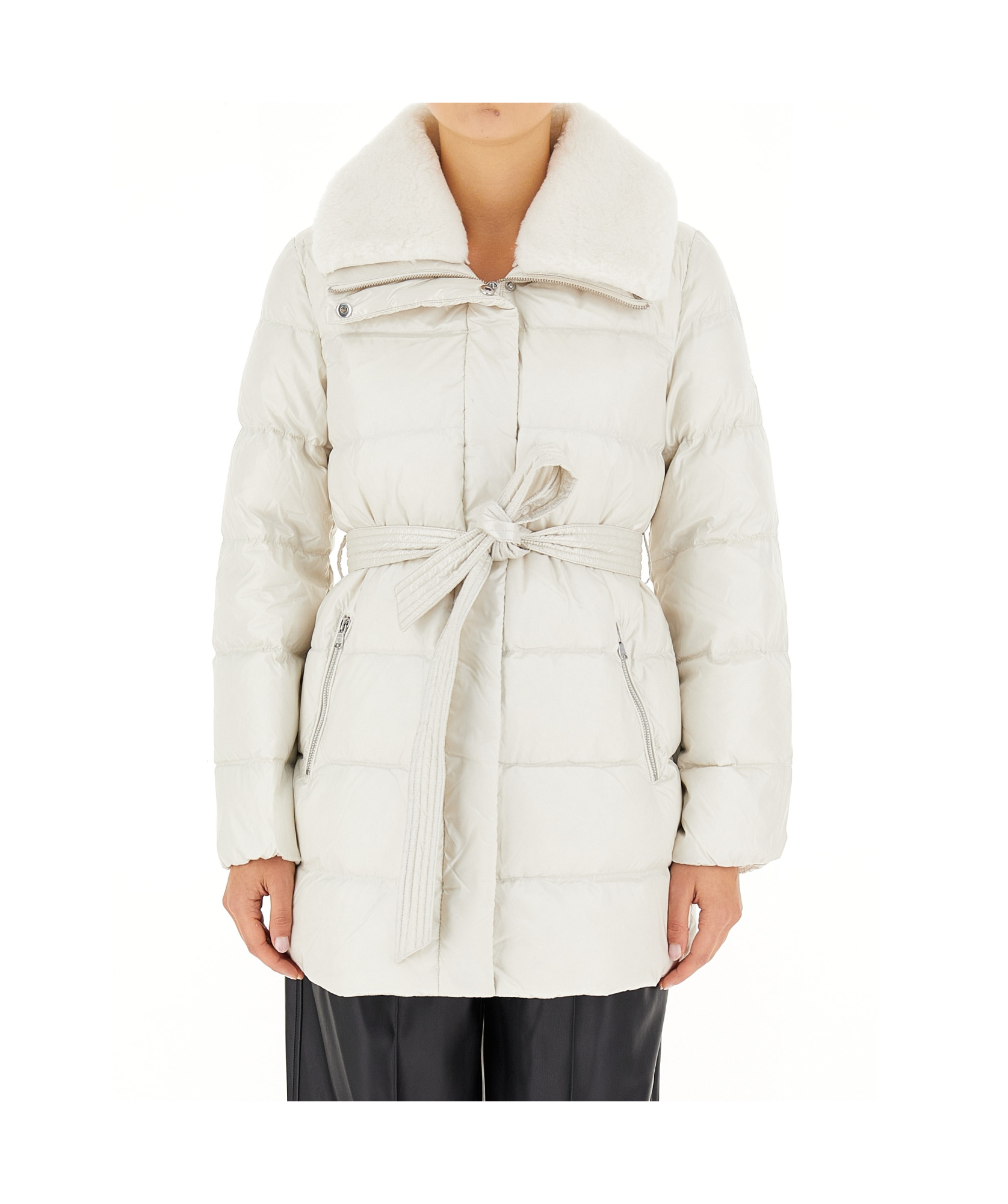 Polo Ralph Lauren Long-sleeved Down Jacket In White