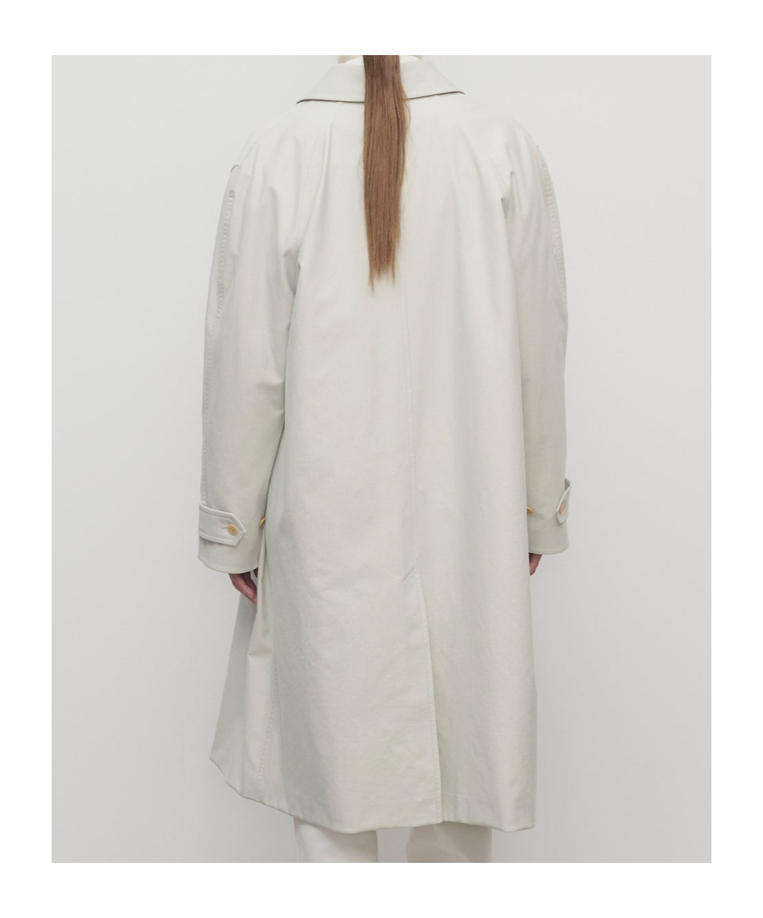 The Row Pluma Cotton-blend Trench Coat In Brown
