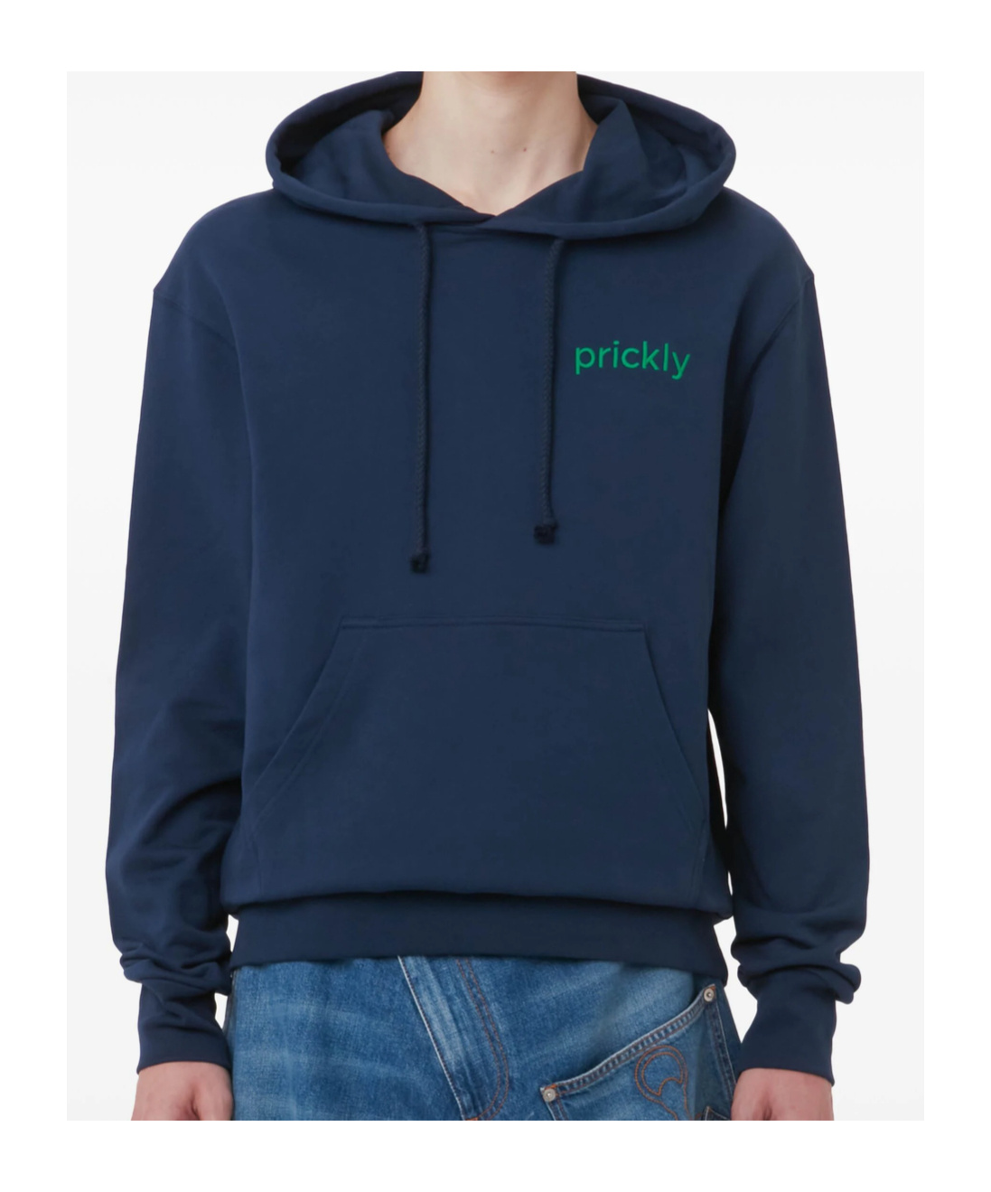 Jw Anderson J.w. Anderson Prickly Slogan-print Hoodie In Blue