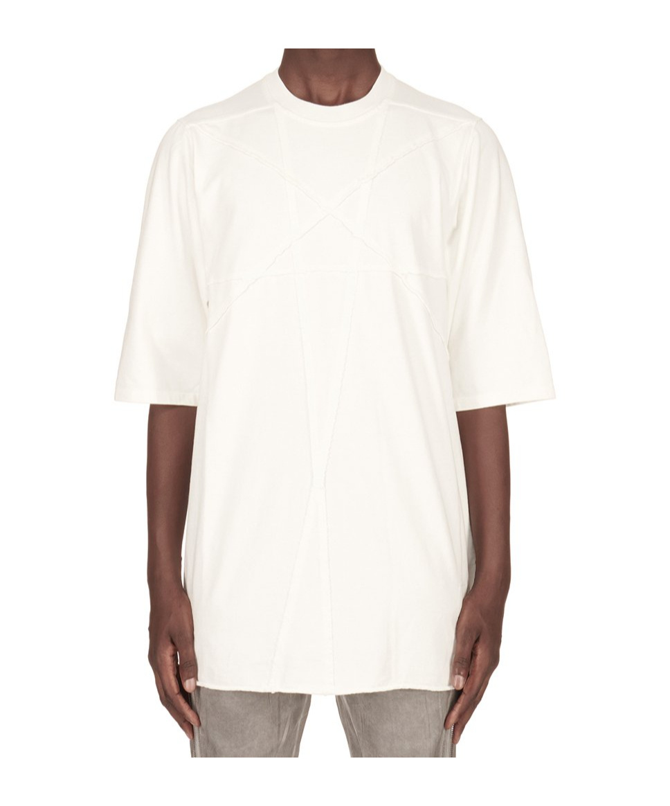 Rick Owens Drkshdw Short-sleeved T-shirt In White