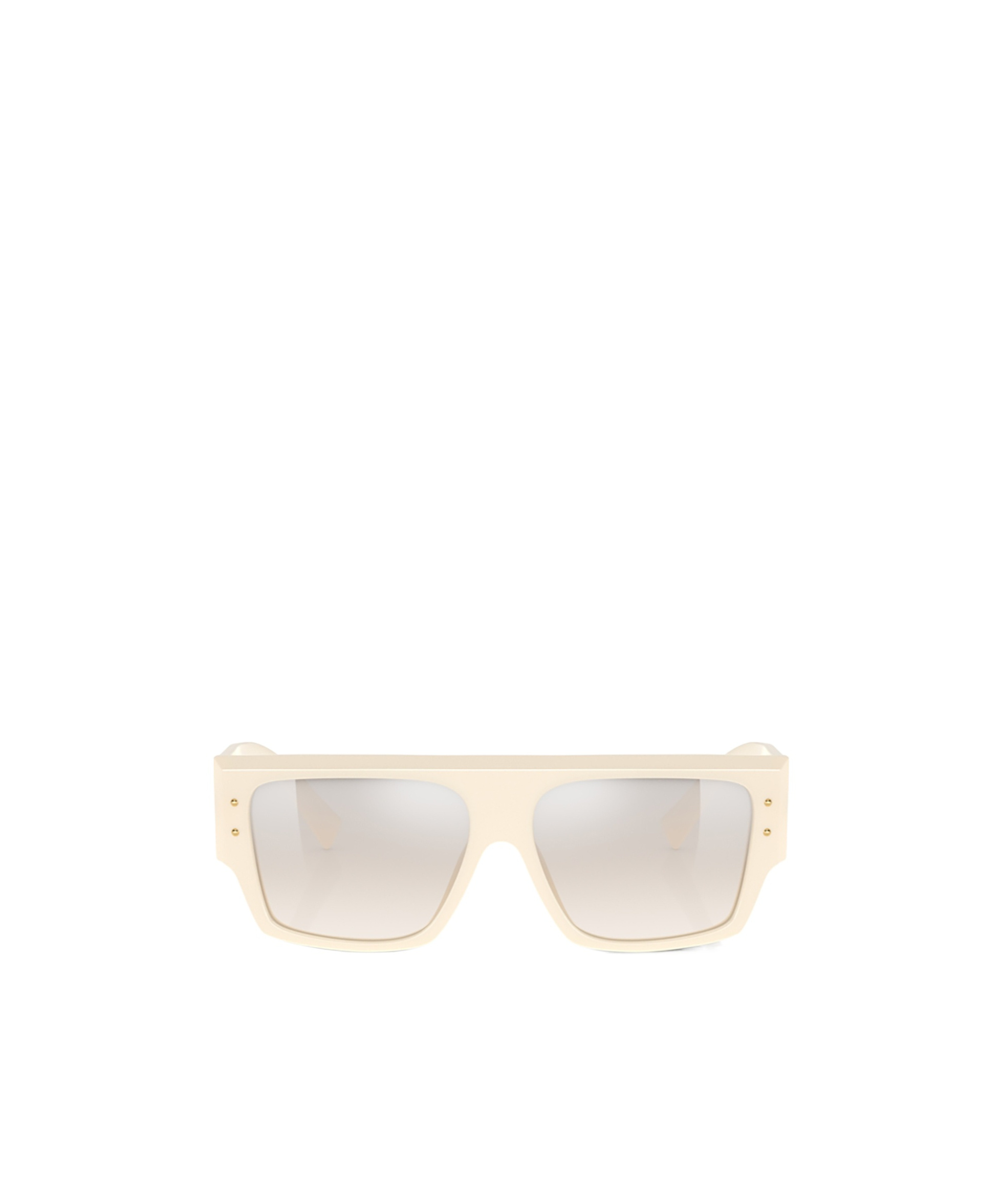 Dolce & Gabbana Square Frame Sunglasses In Ivory
