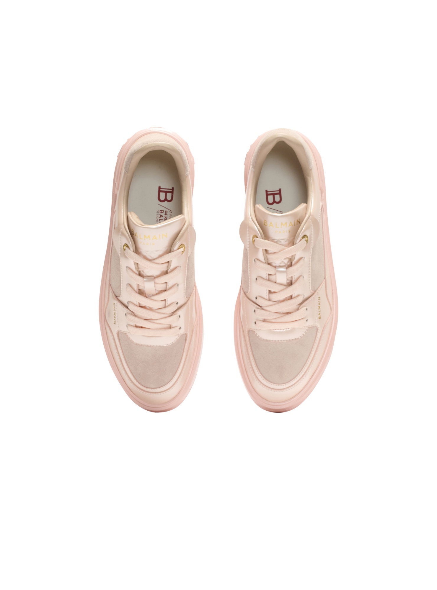 Balmain Iridescent B-court Flip Trainers