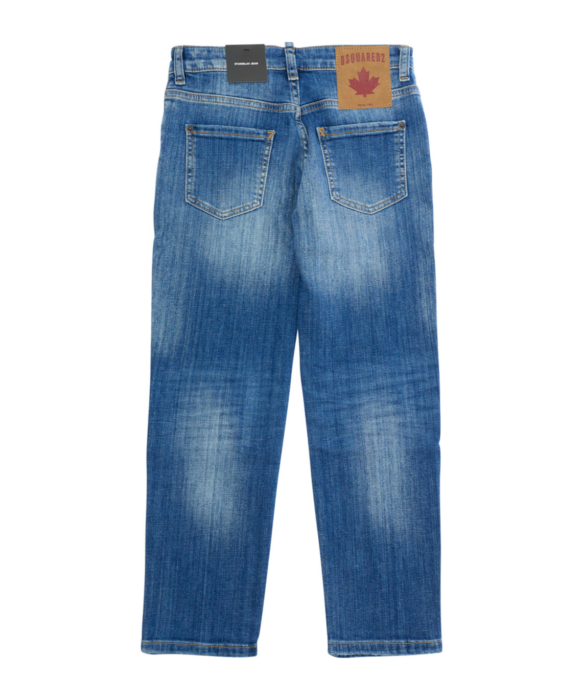 Dsquared2 Belt Loop Jeans In Blue