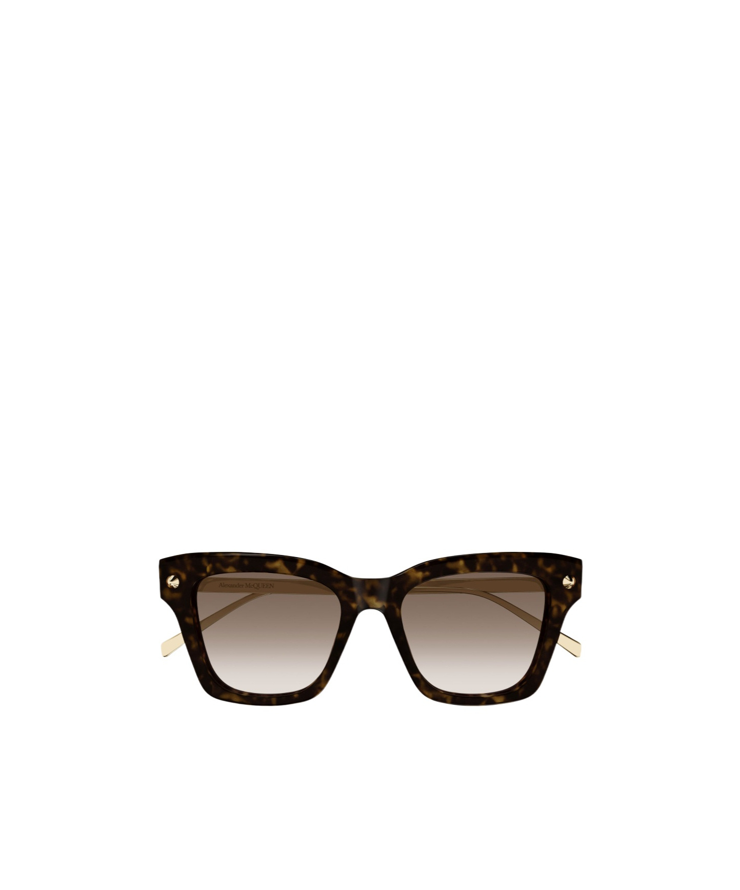 Alexander Mcqueen Square-frame Sunglasses In Nude