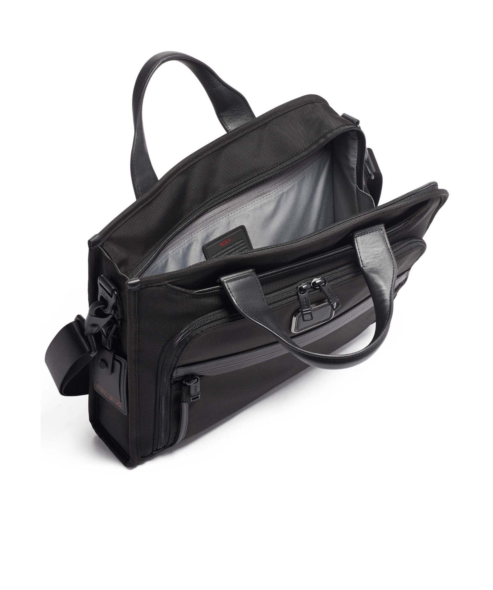 Tumi Alpha 3 Briefcase In Black