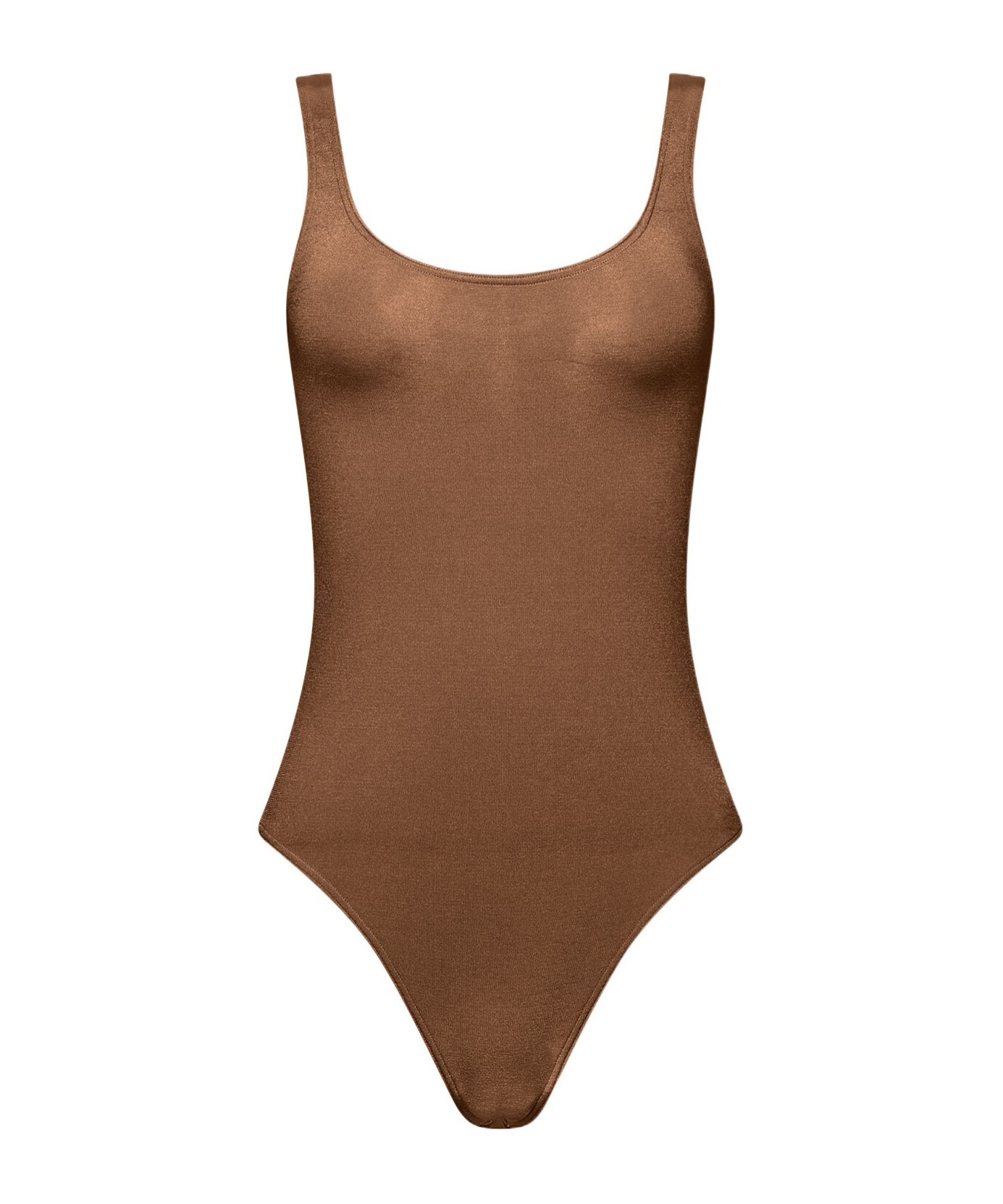 Wolford Sleeveless Jumpsuit In Brown