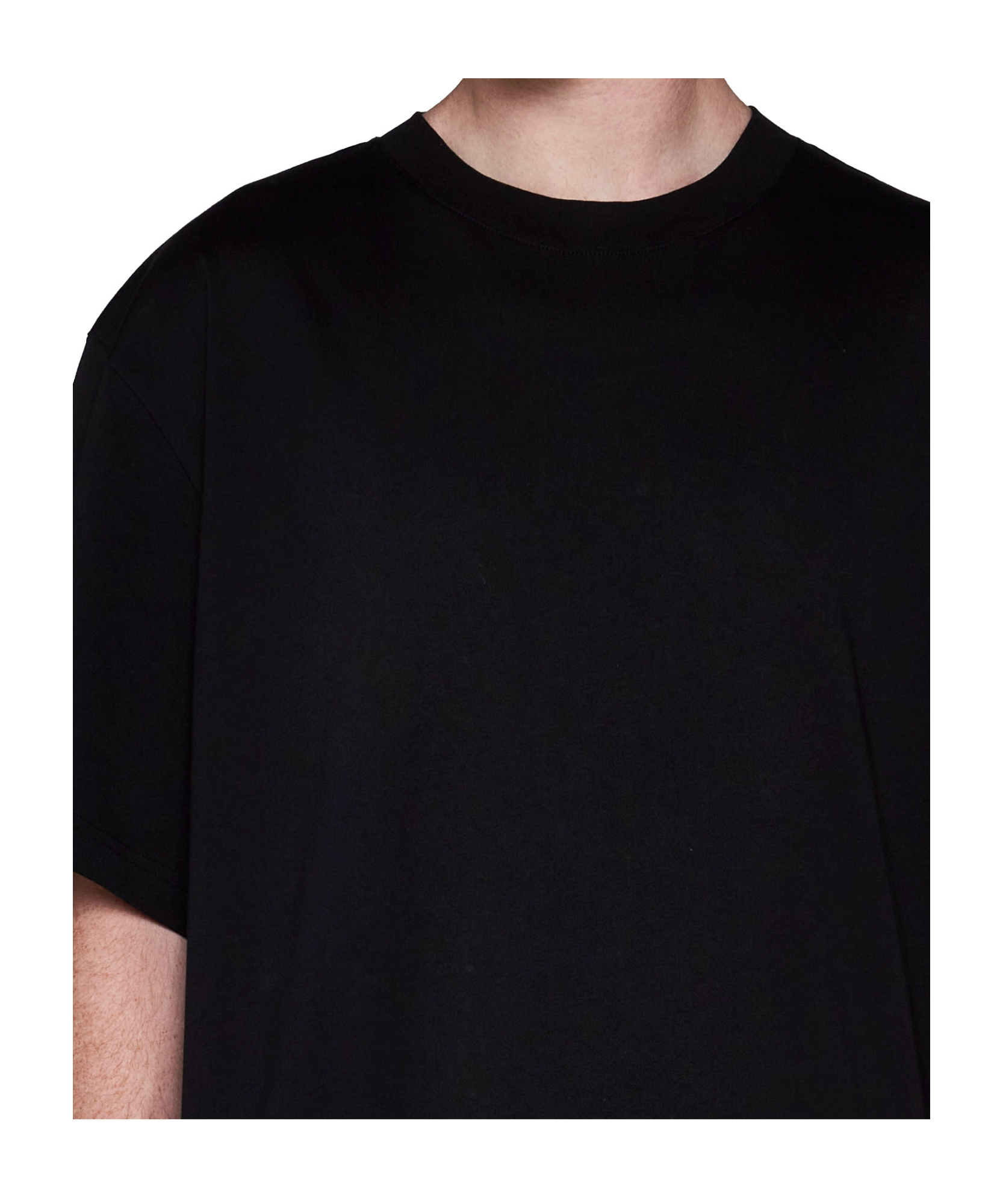 Studio Nicholson Solaris Short Sleeves Sweater In Black