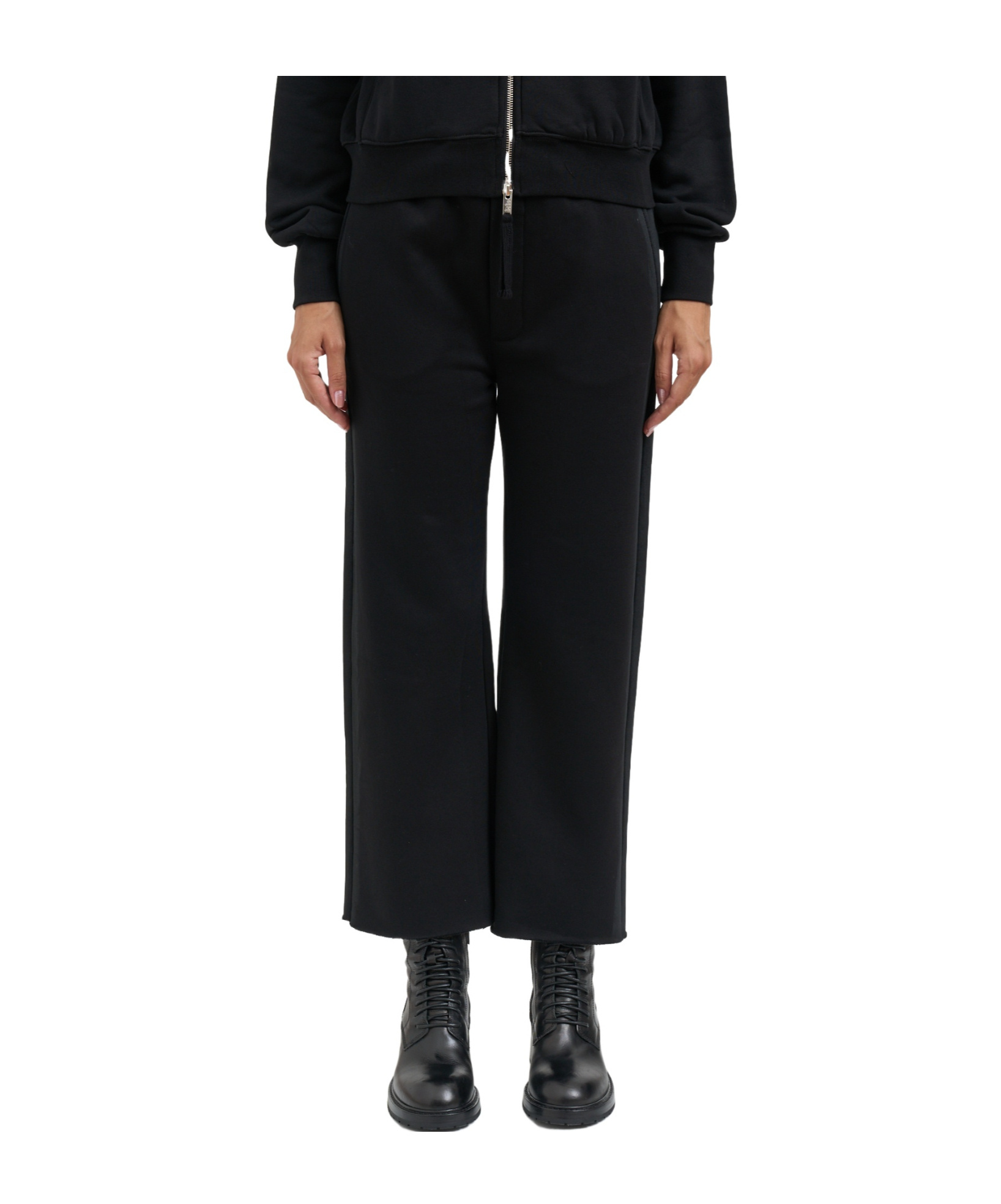 Thom Krom Pantalone Dritto In Cotone In Black