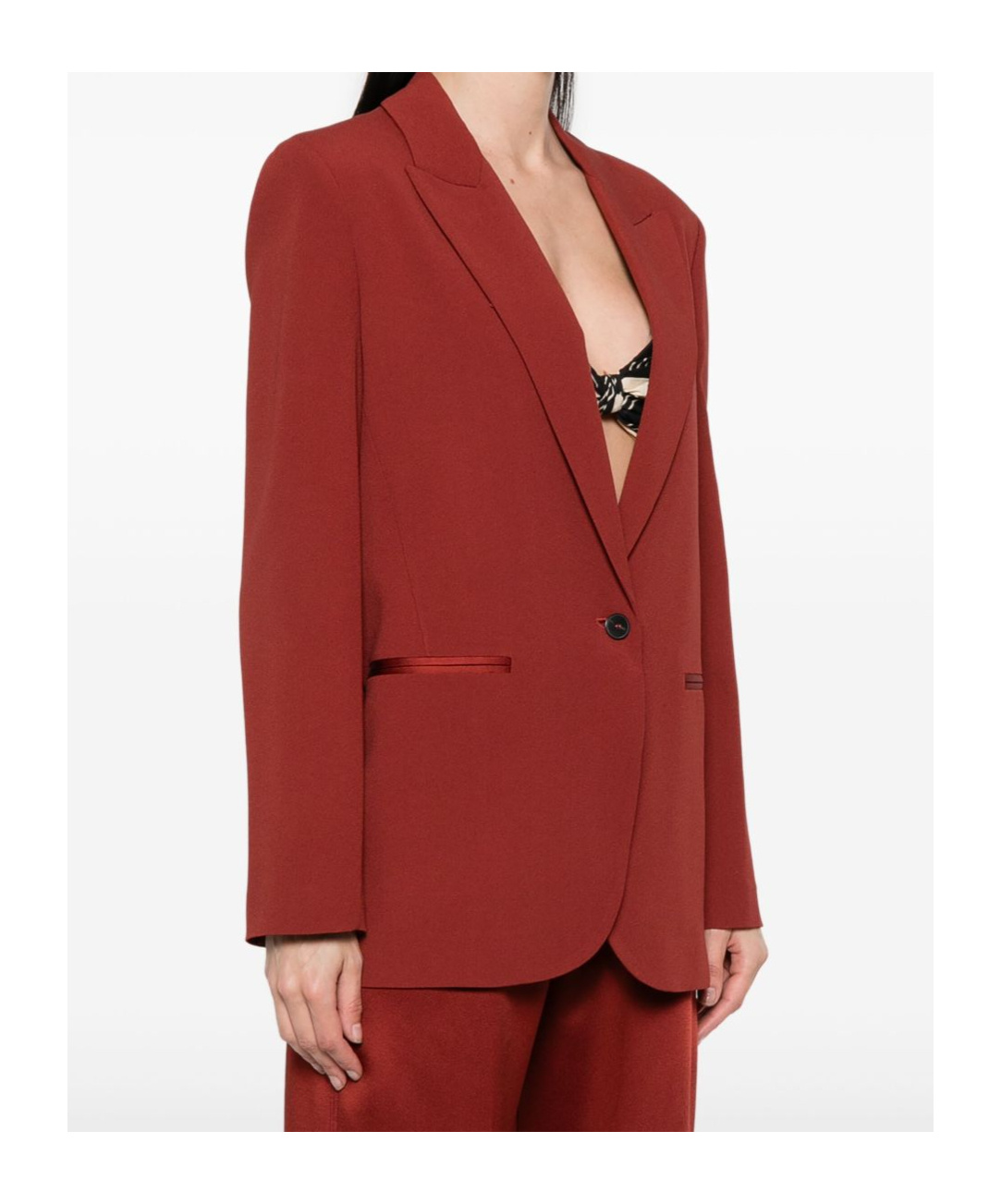 Shop Forte Forte Crepe Blazer