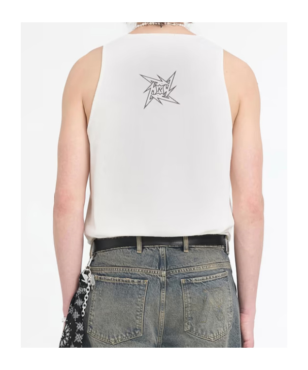 Represent Round-neck Vest In White