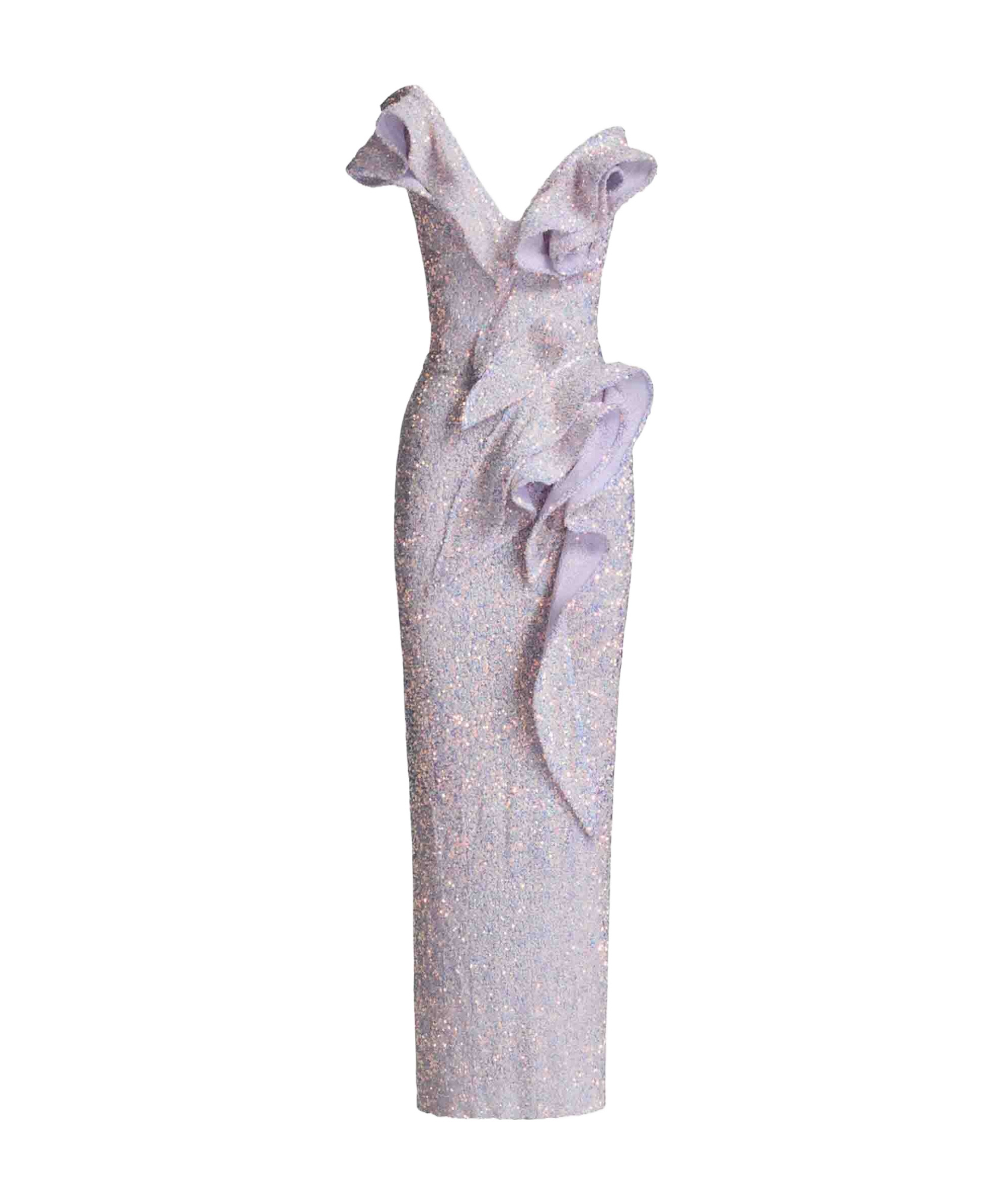 Maticevski Spellbind Dress In Gray