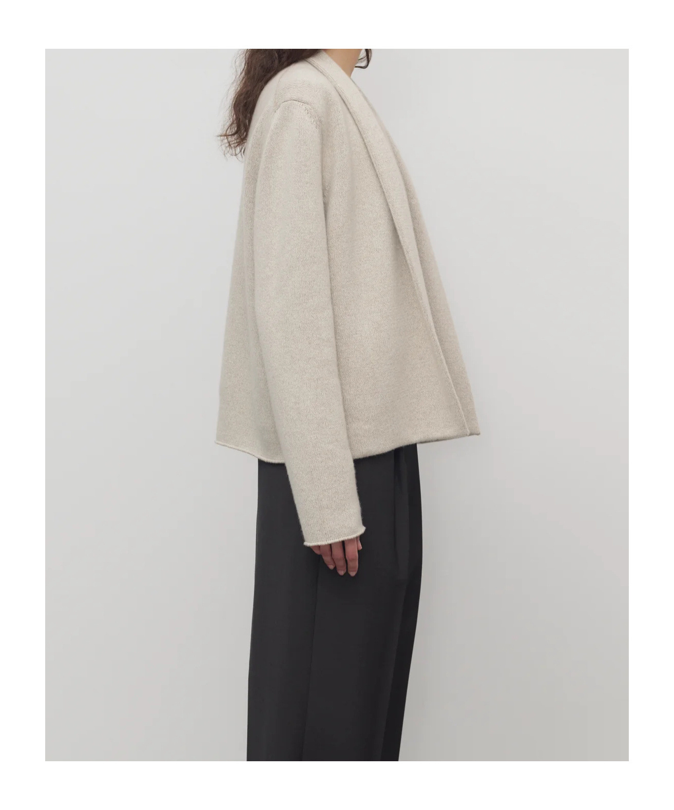 The Row Long-sleeved Cardigan In Brown