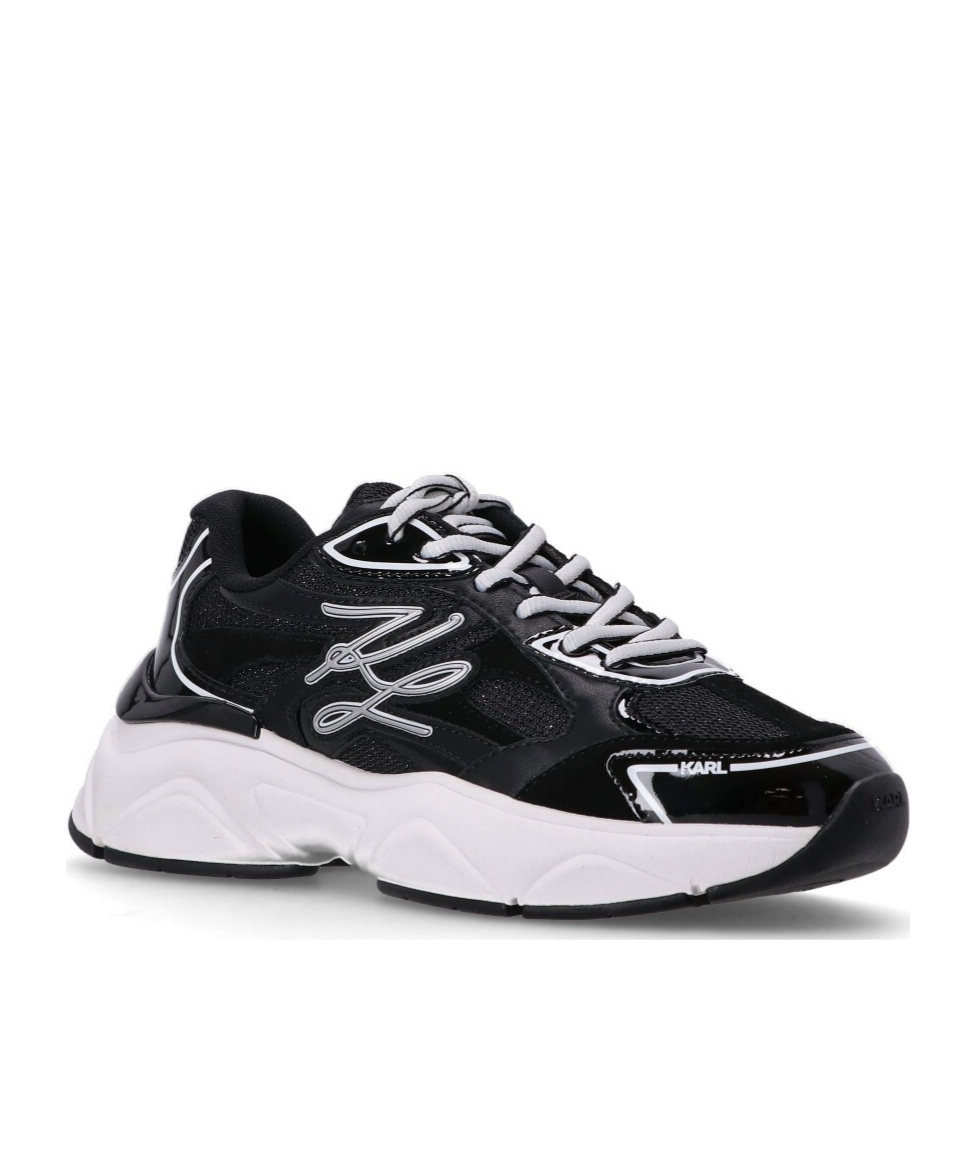 Shop Karl Lagerfeld Komet Sneakers In Black