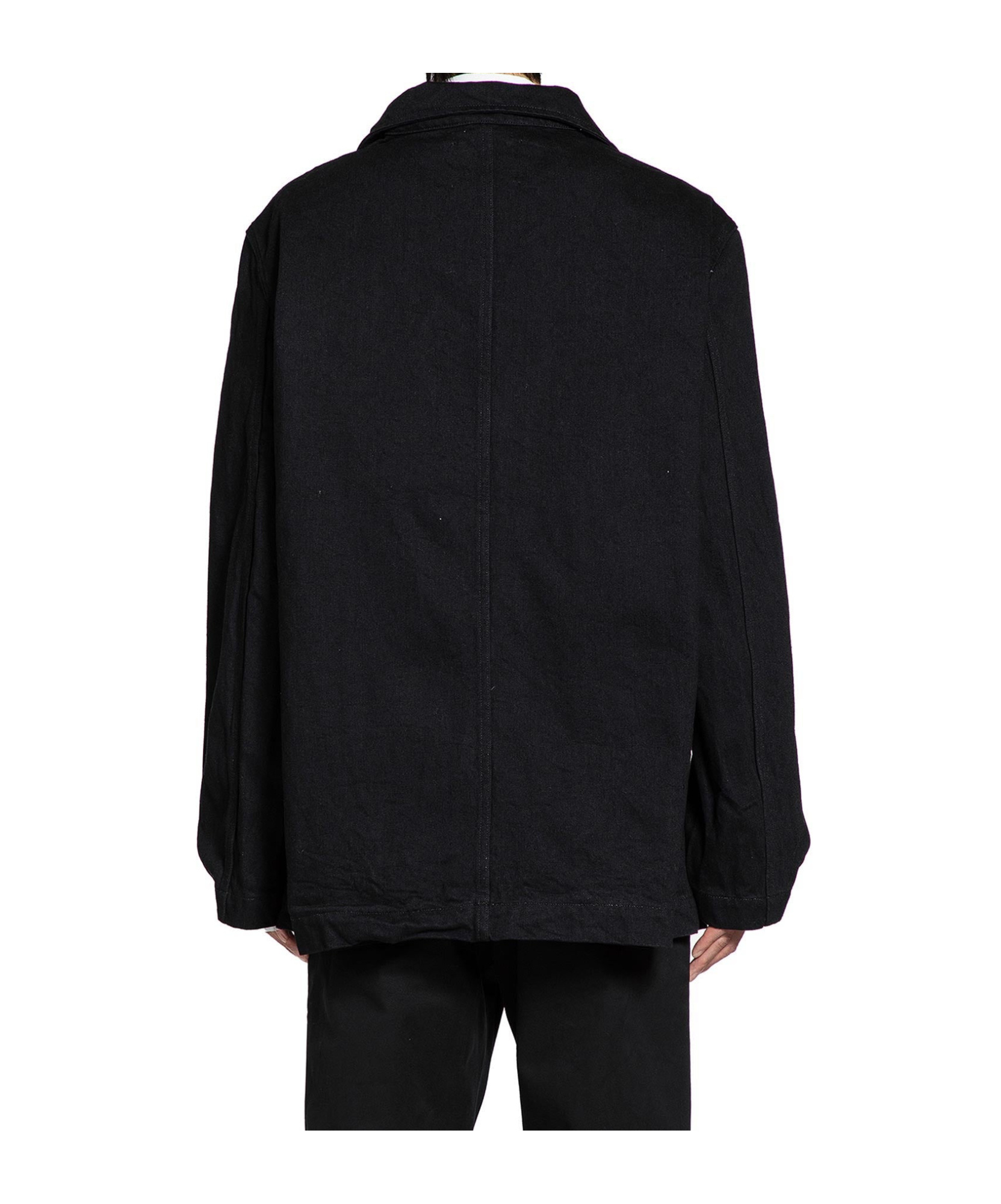 Studio Nicholson Cotton Shirt Jacket In Black