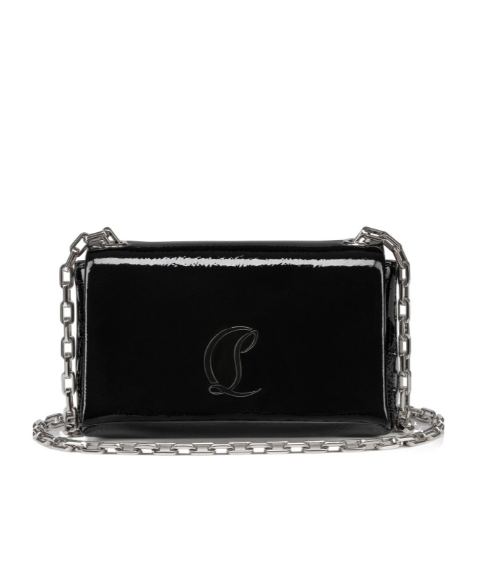 Christian Louboutin Chain Shoulder Bag In Black