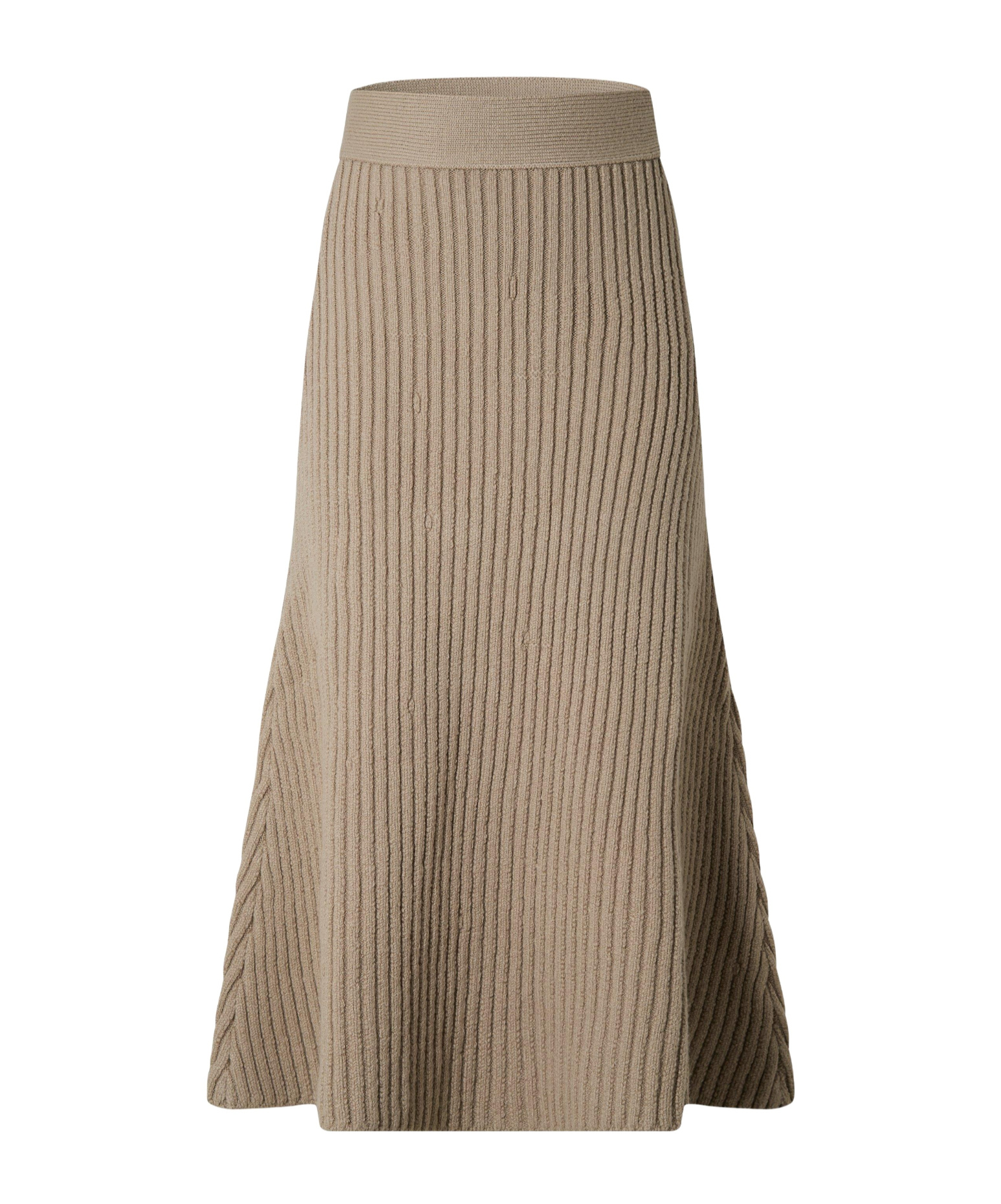 Bottega Veneta Simple Middle Skirt In Nude