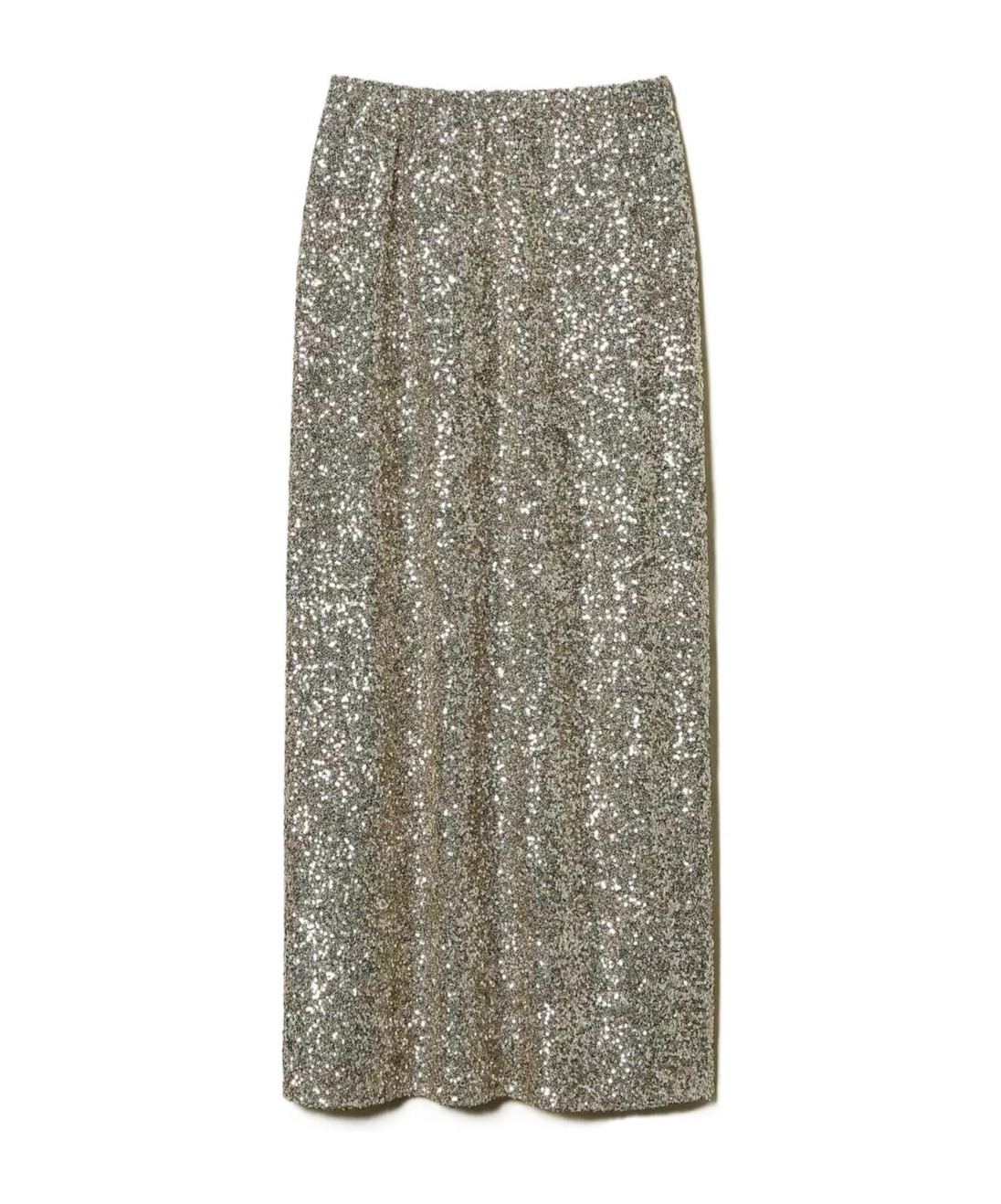 TWINSET SEQUIN-EMBELLISHED MIDI SKIRT