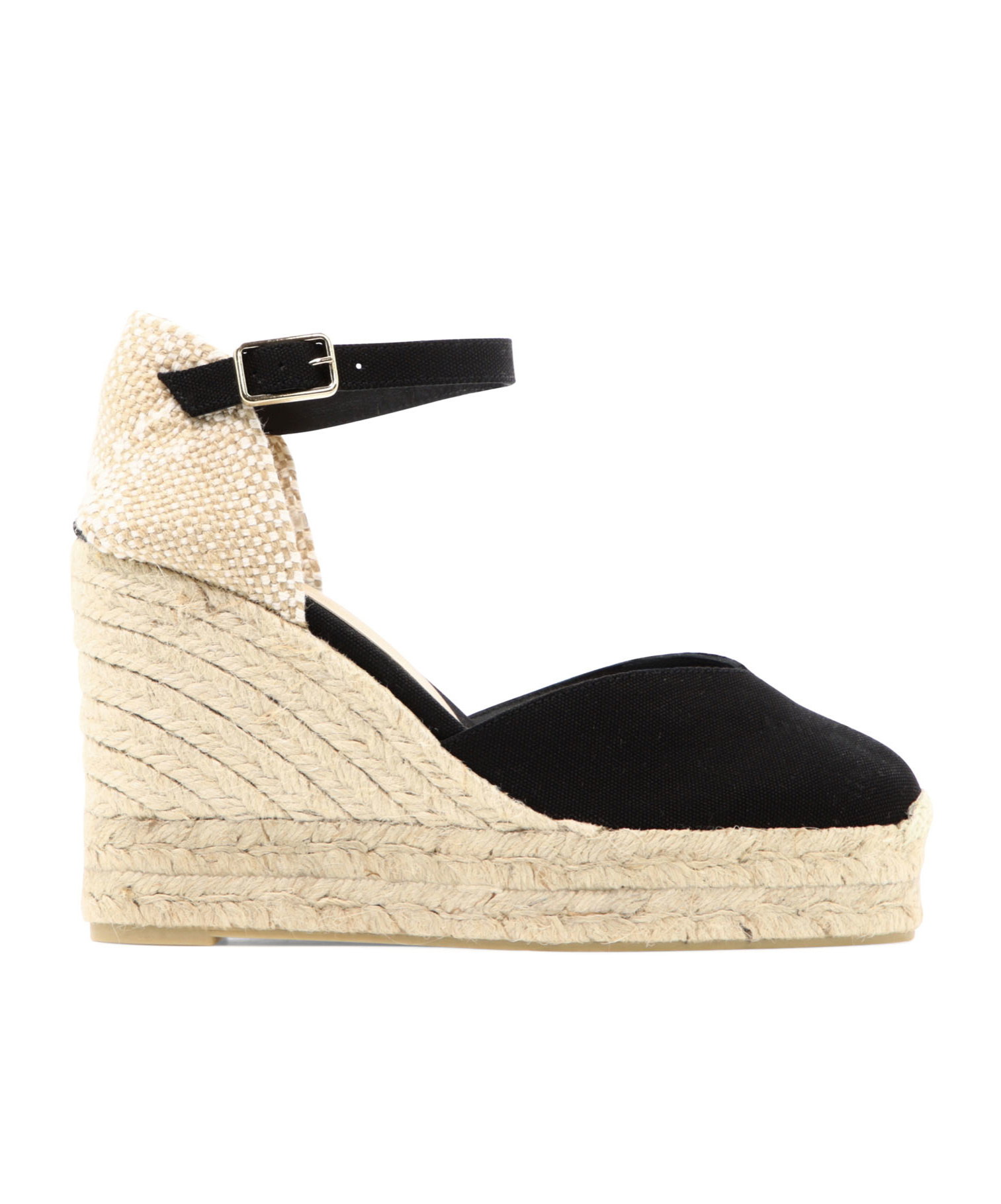 Castaã±er Bianca Canvas Ankle-strap Espadrille Sandals In Nude