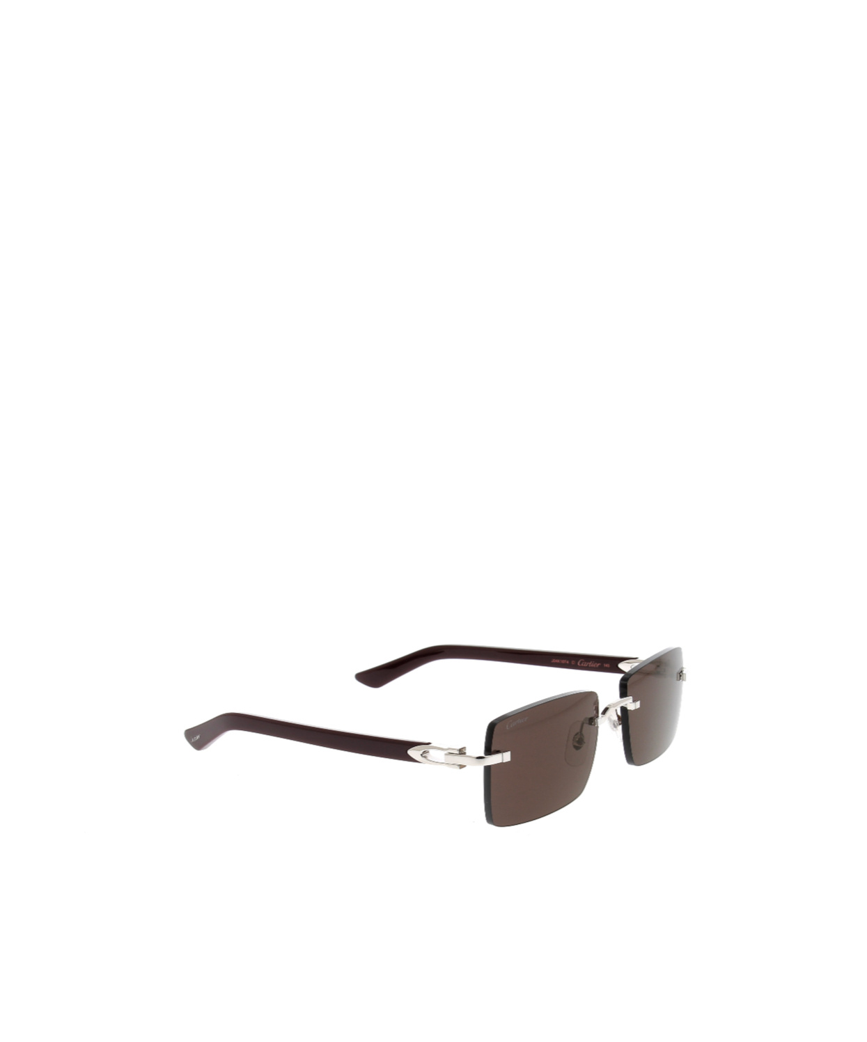 Cartier Rectangular Sunglasses In Green