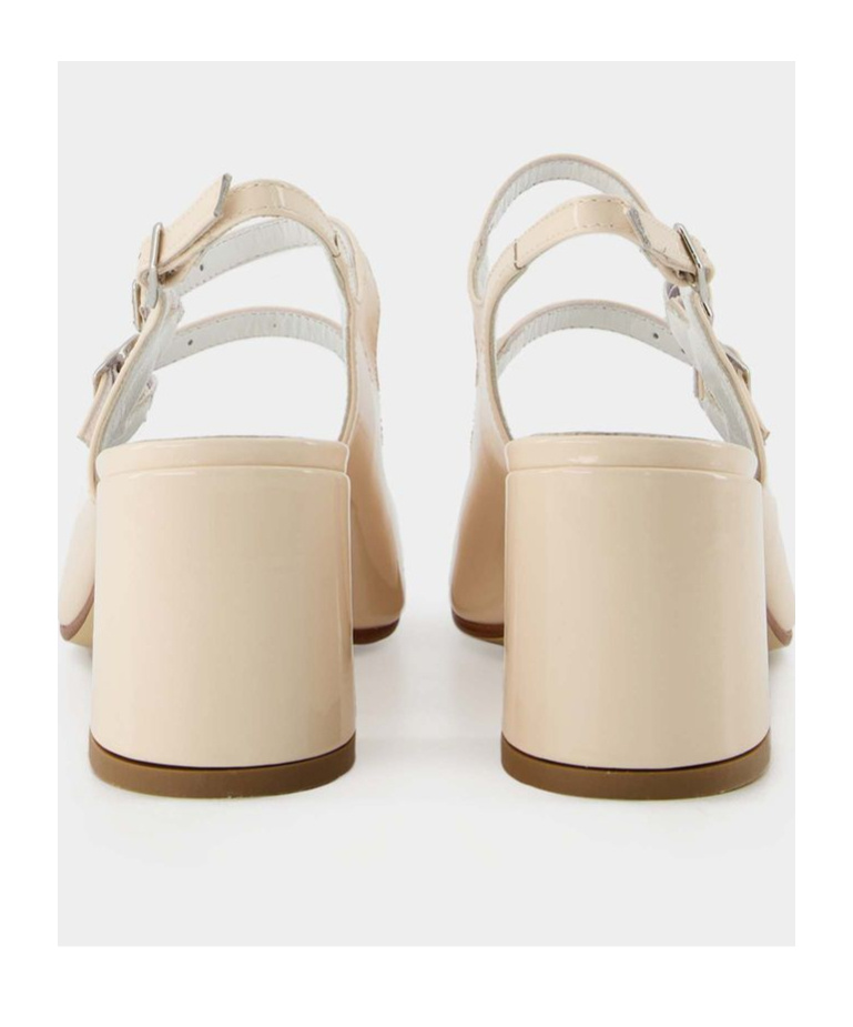 Shop Carel Paris High-heeled Sandals In Nude