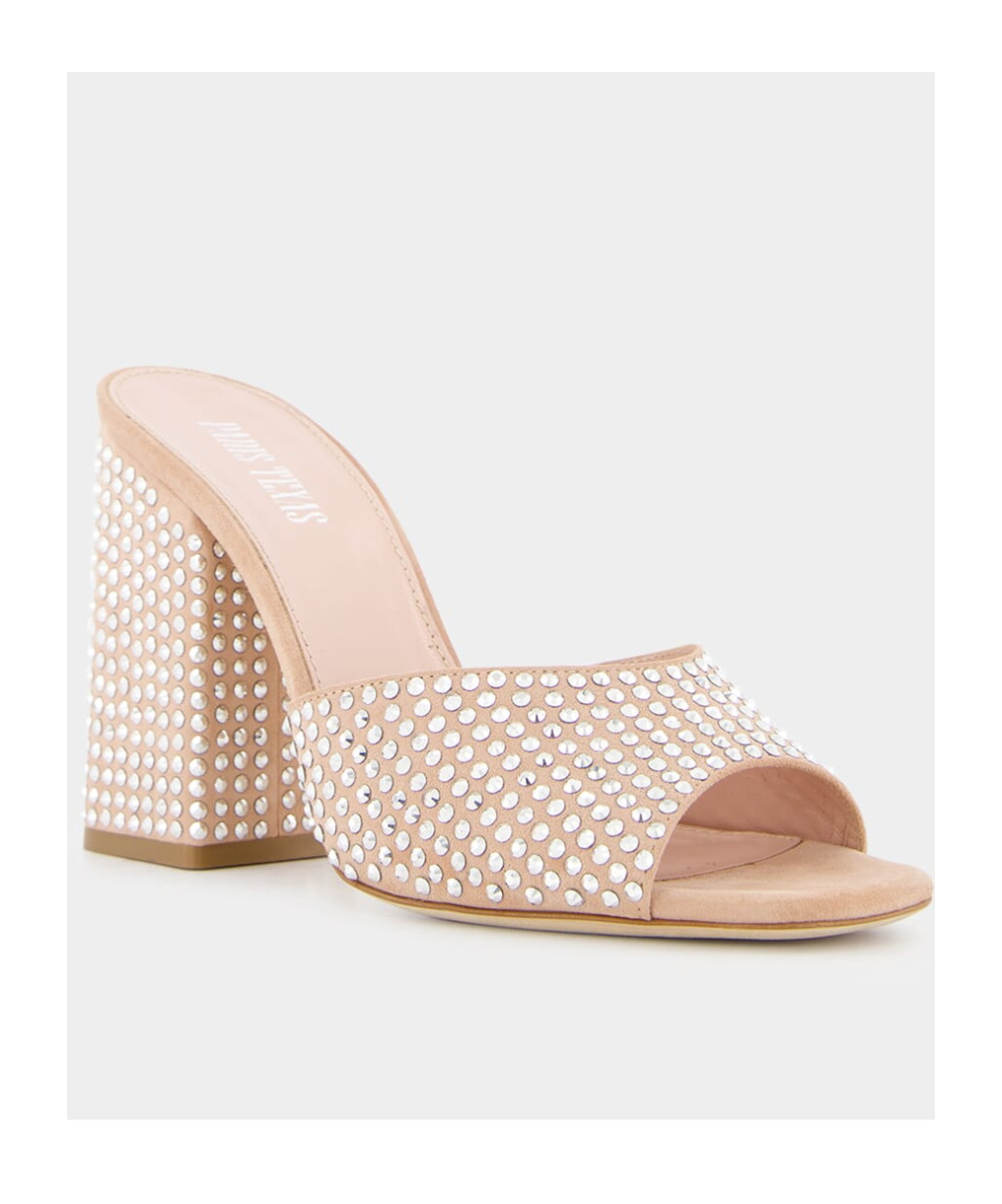 Paris Texas High-heeled Open-toed Muller Shoes