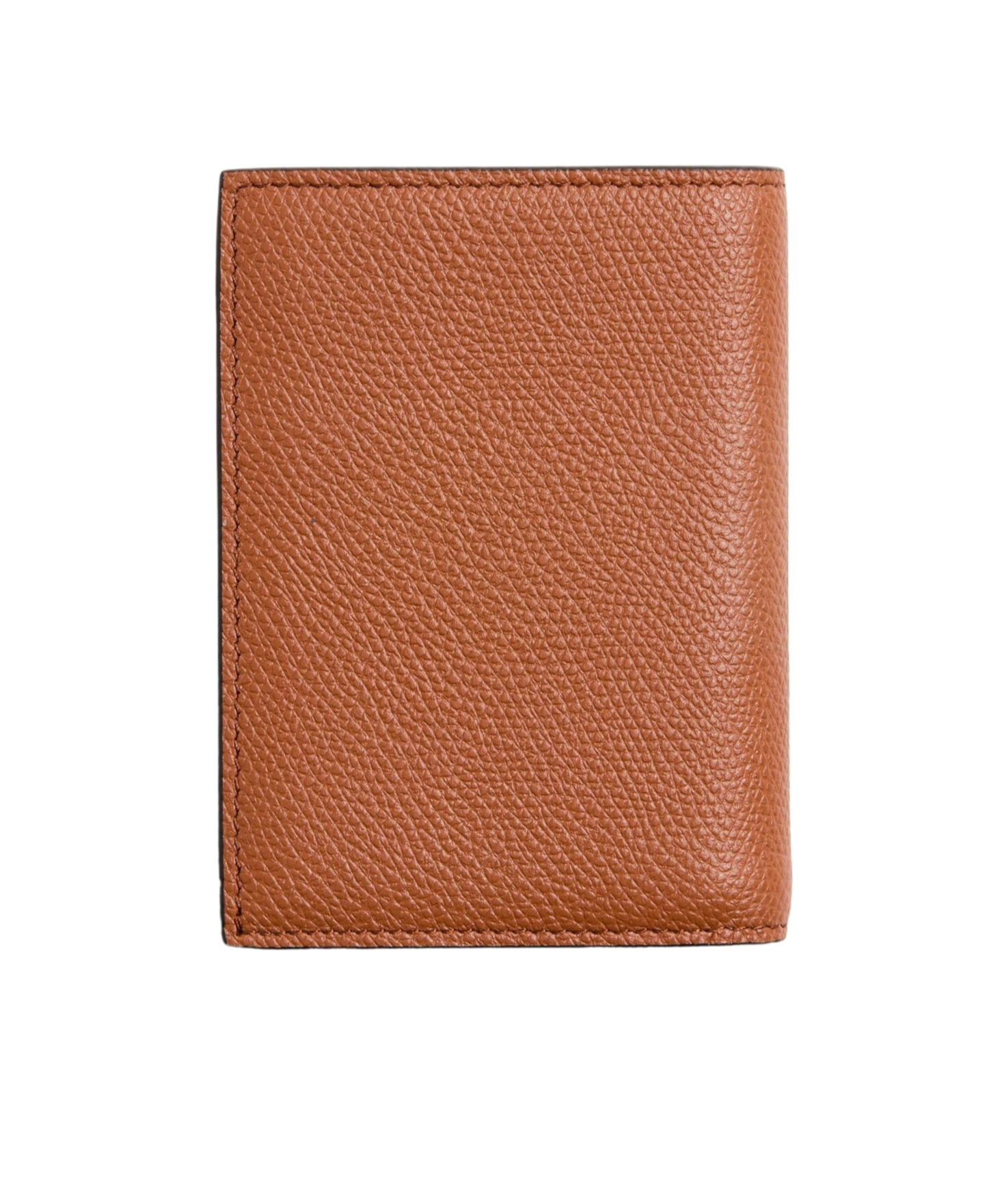 Valentino Vlogo Signature Credit Card Bag In Brown