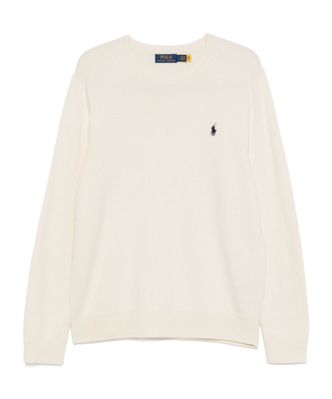 Shop Polo Ralph Lauren Polo Pony-embroidered Sweater In White