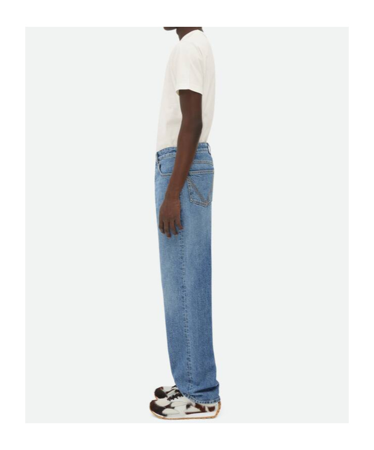 Bottega Veneta Straight Jeans In Blue