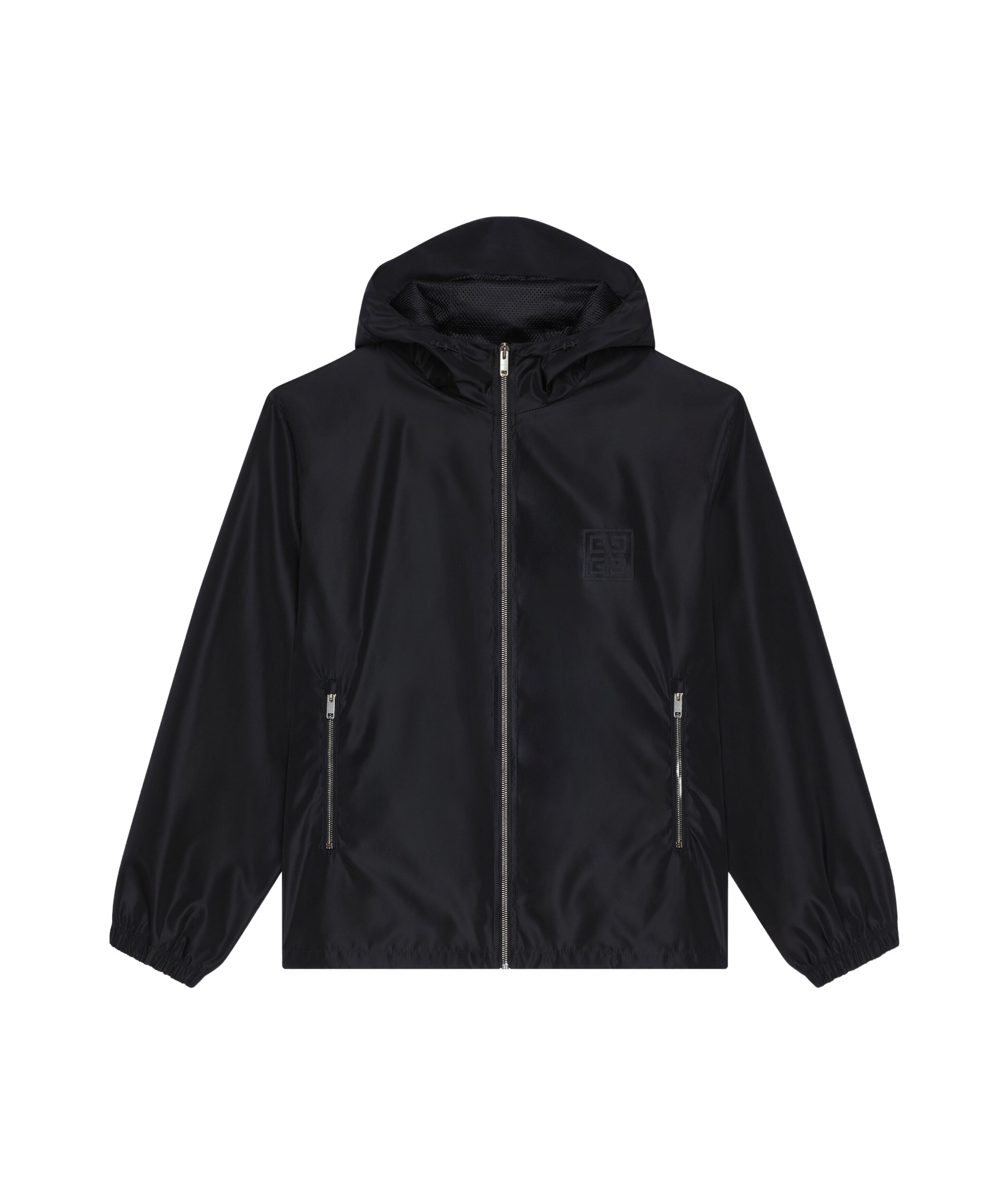 Givenchy Windbreaker Jacket With Logo Jackets In Black
