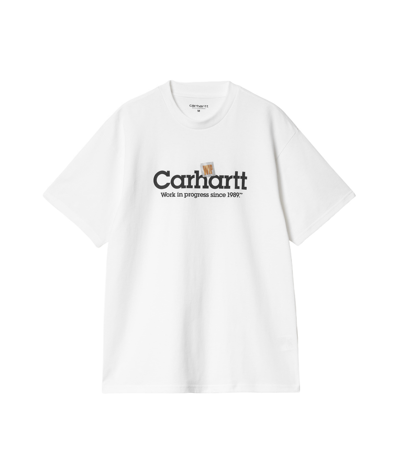 Carhartt Label Script Organic Cotton T-shirt In White