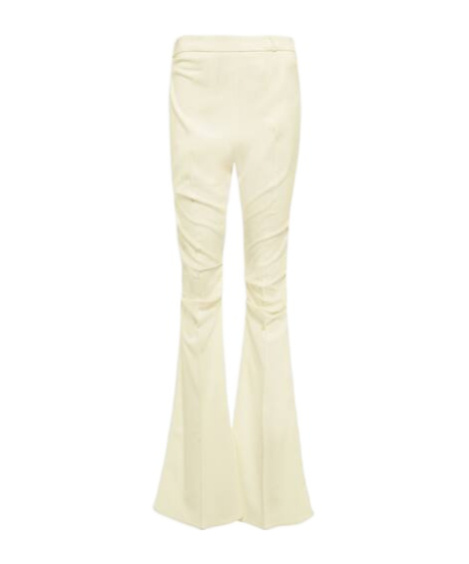 Jacquemus Le Pantalon Merria Flared Wool Pants In Brown