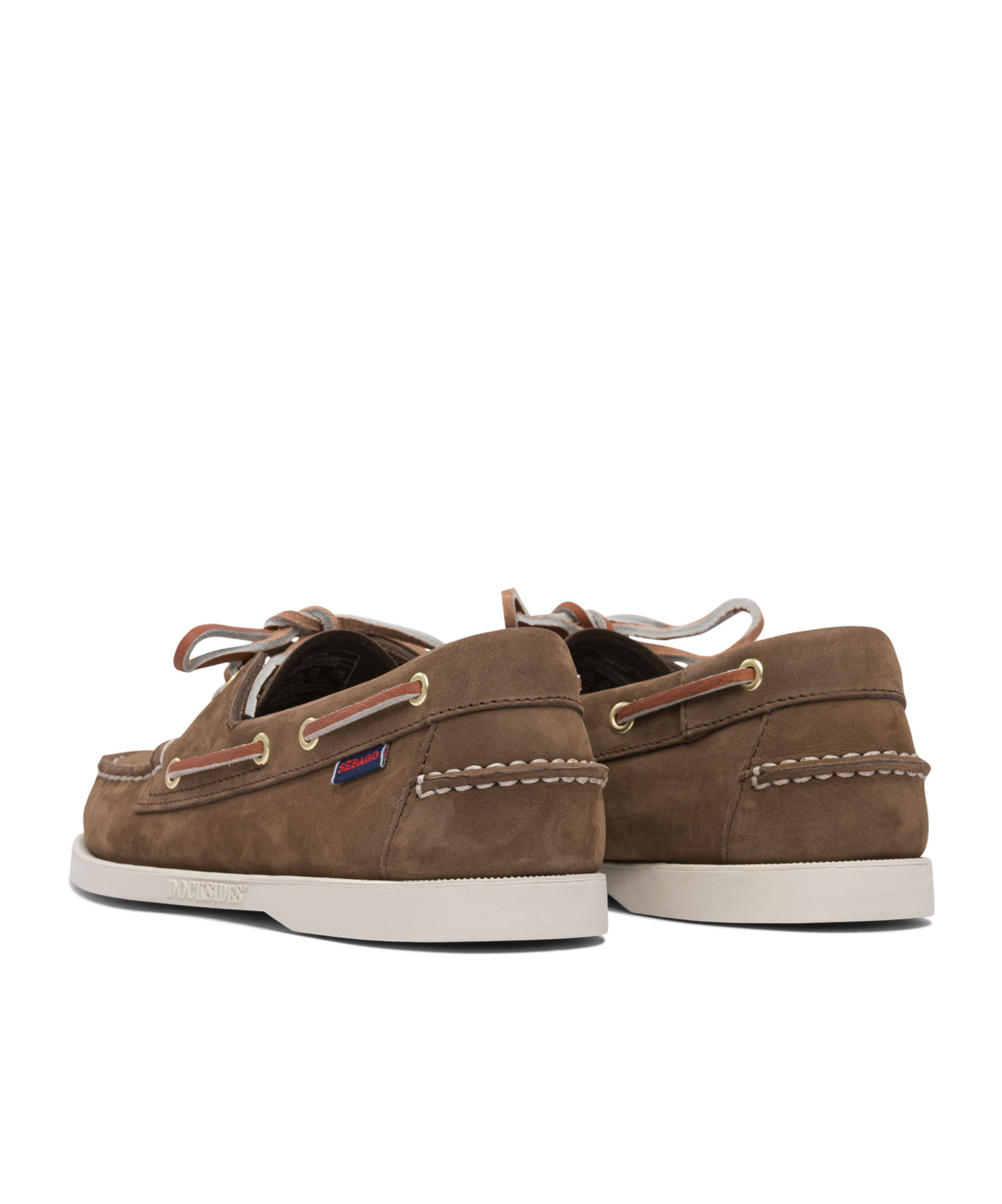 Sebago Dockside Portland Pelle Oliata Budu Loafers In Brown
