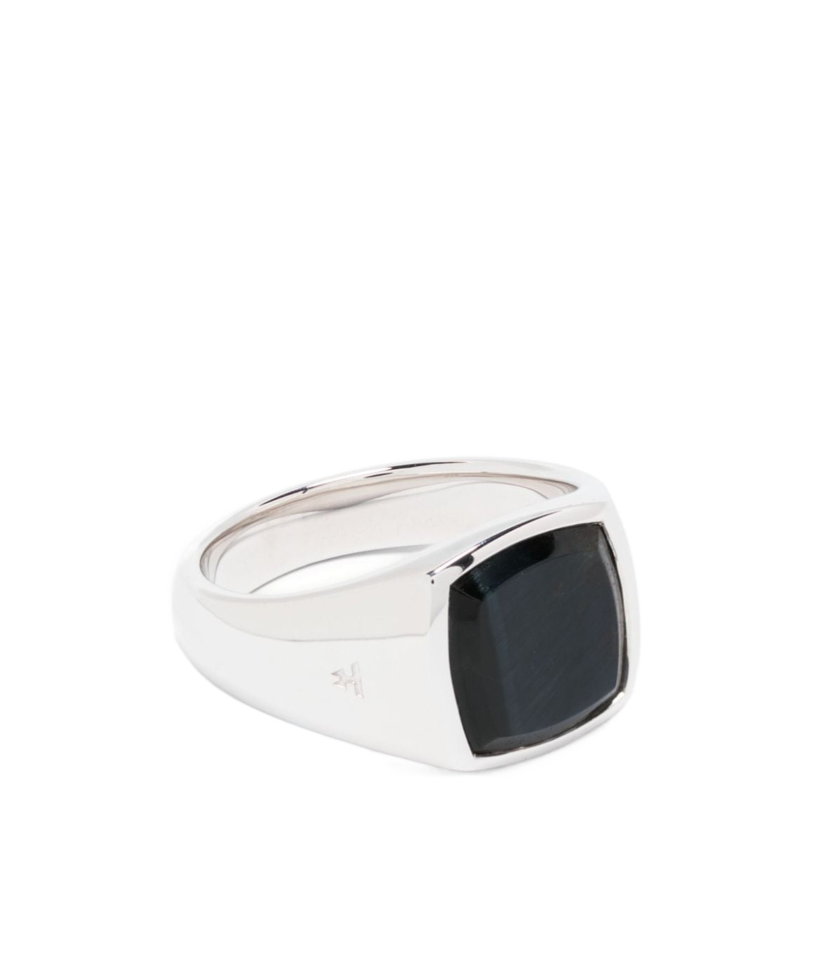 Tom Wood Logo Ring In White