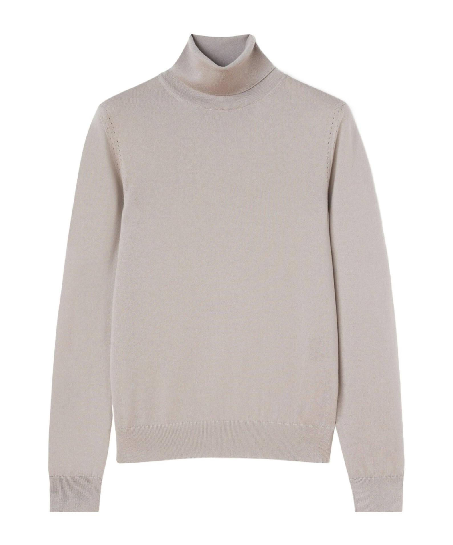Loro Piana Cashmere Turtleneck Sweater In Gray Birch