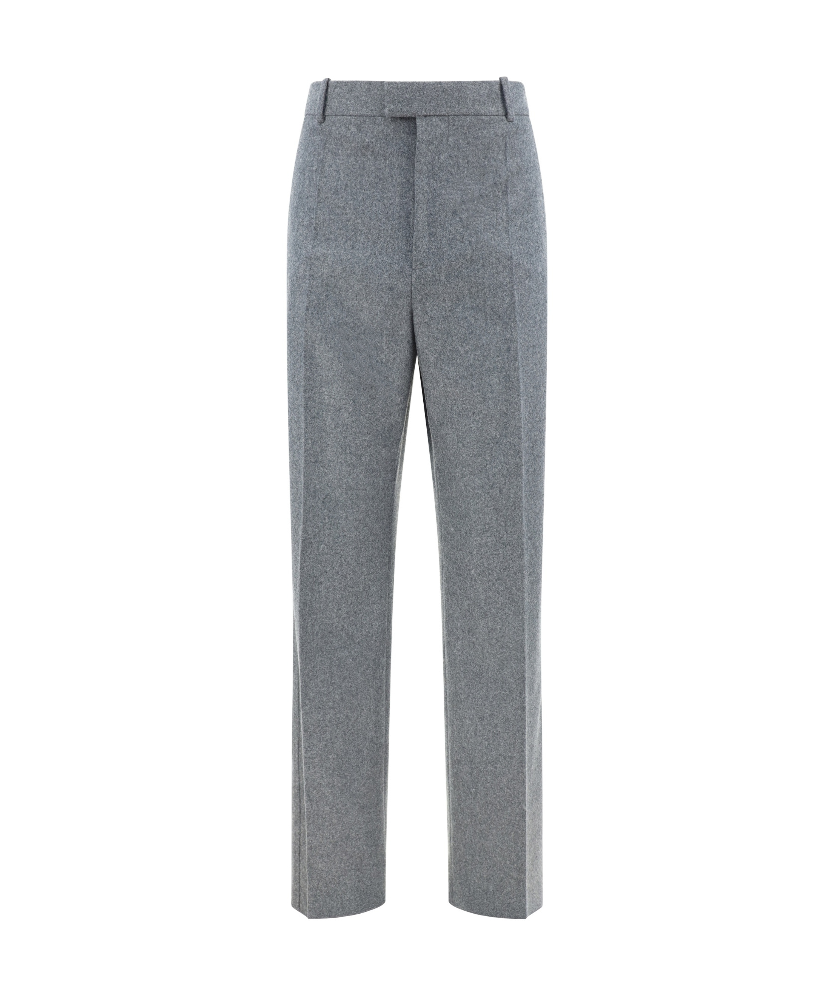 Bottega Veneta Waistband Loop Casual Pants In Gray