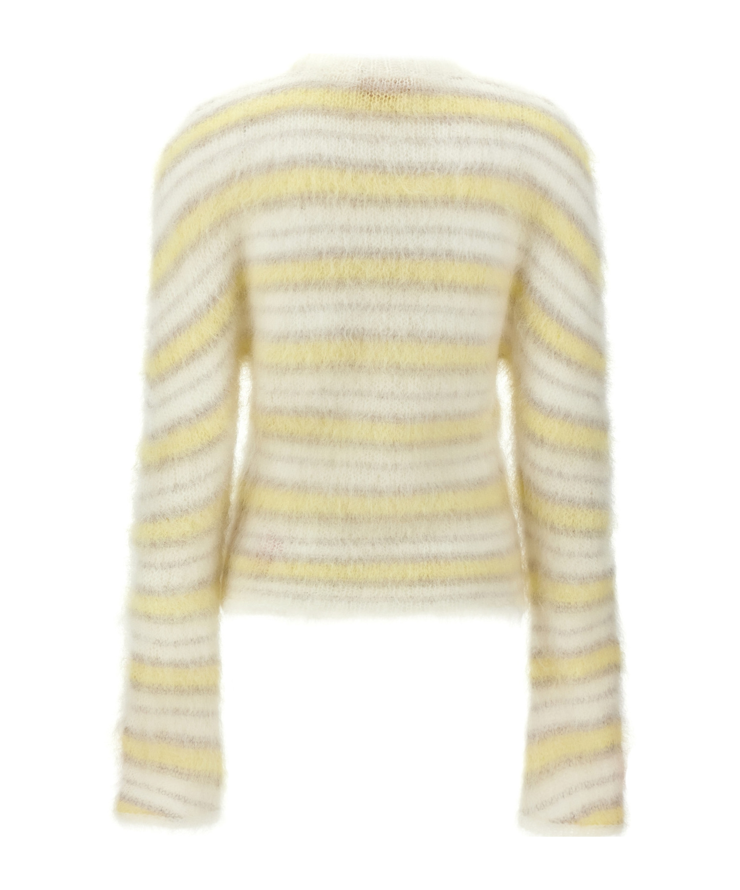 Marni Cozy Crewneck Sweater Shoulder Detail In Multi