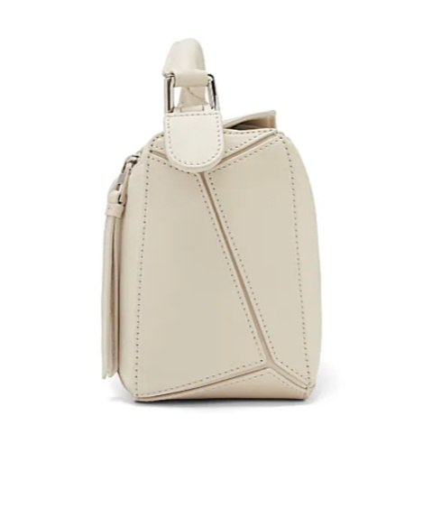 Loewe Puzzle Bag Small Sea Salt Women In White
