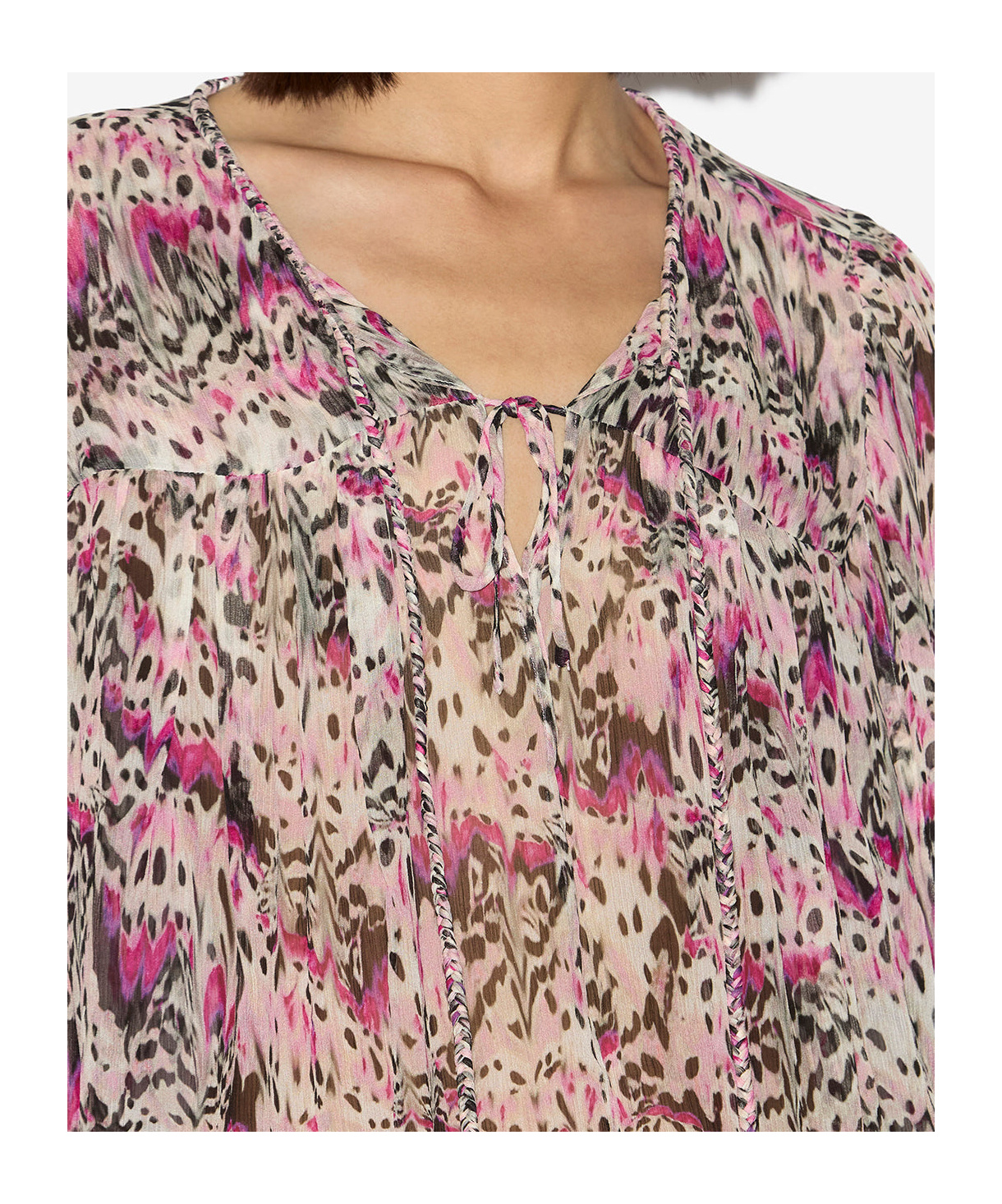 Isabel Marant Ametissa Blouse In Pink